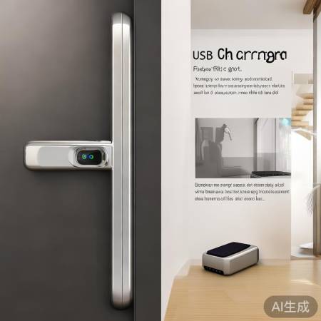 指纹锁充电：USB便捷，电池定