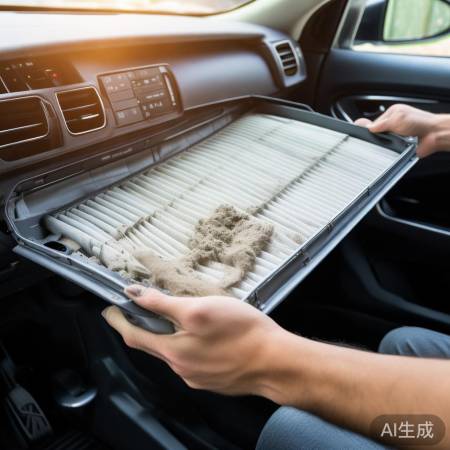 定期清洗空调滤芯，保持车内空气