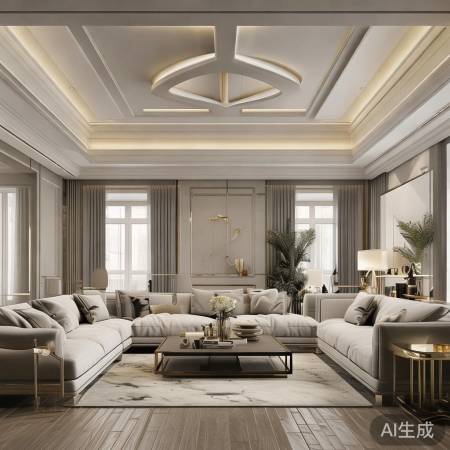 吊顶与风格协调,打造舒适环境。