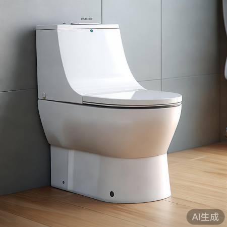 简约松下智能马桶，白金质感，适