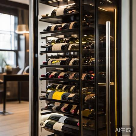 重庆品尚红酒柜定制，设计周到，