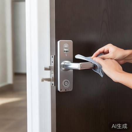 清洁指纹锁，焕然一新