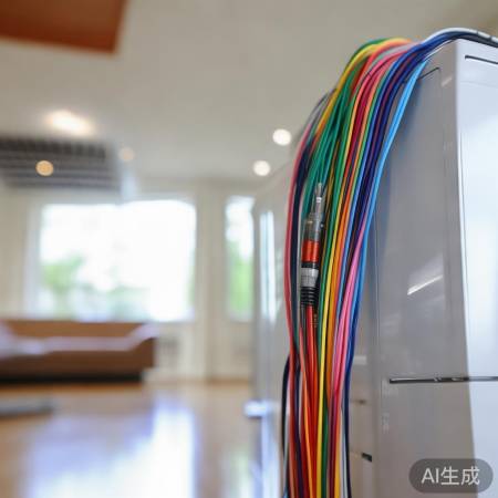 空调信号线连接室内外机