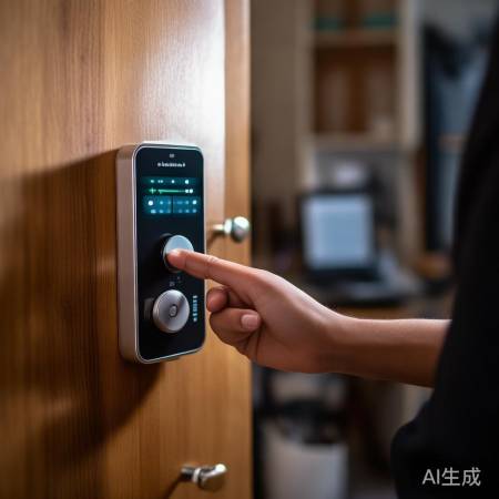 智能锁安装，指纹密码设，独一无