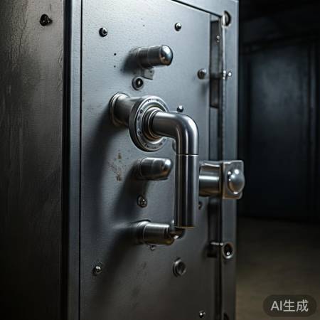 坚固耐用不锈钢把手，守护保险柜