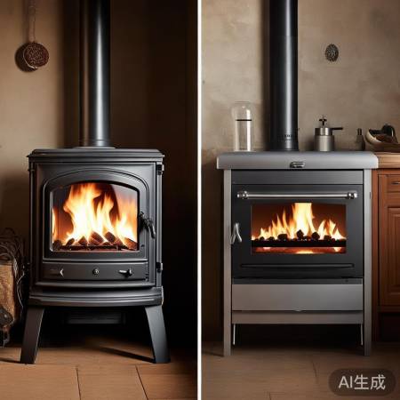 柴火灶火力大烟雾多，集成灶小火