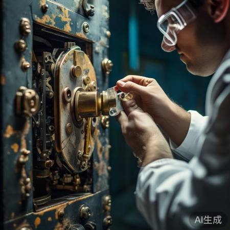 “润滑保险柜把手，提升效率。”