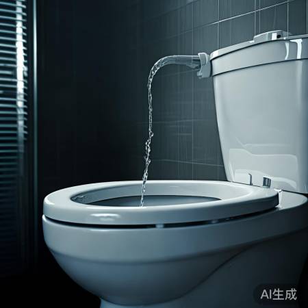 马桶检查：盖掀开，观水箱阀底，