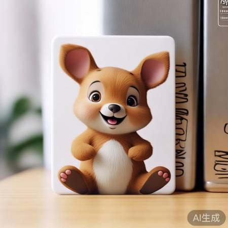 波妞冰箱贴,大小适中,笑容温暖