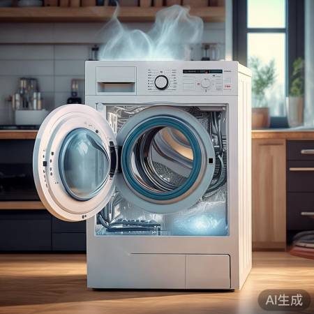 波轮可热水洗，滚筒需谨慎。