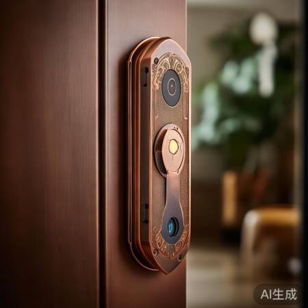 铜合金指纹锁：复古耐高温，价格