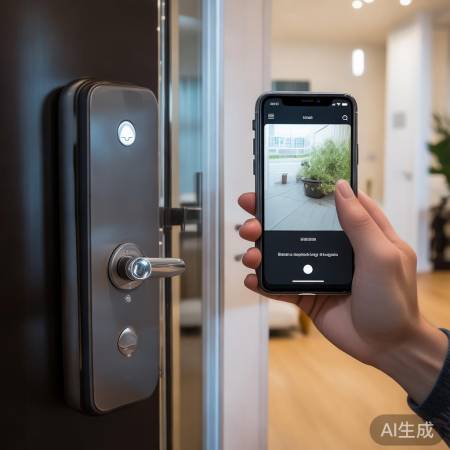 智能家居APP，手机控制门锁，