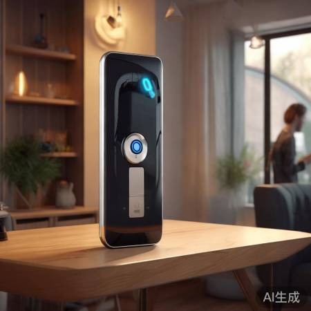 指纹锁喇叭，远程通话，科技生活