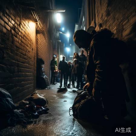 遇盗勿慌，报警护场。