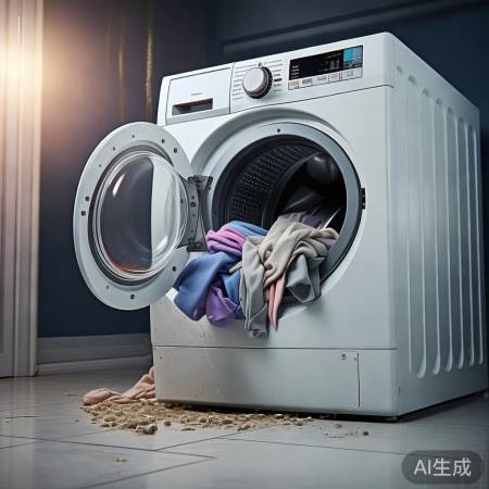 洗衣机异响：衣物摆放失衡引失衡