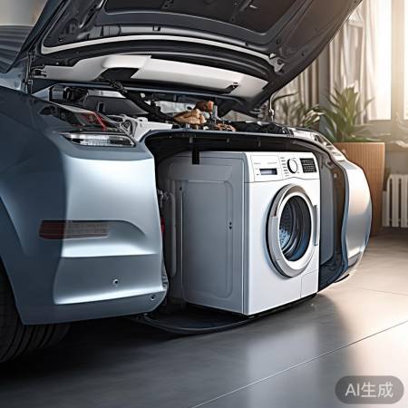 洗衣机变储物,空间翻倍!