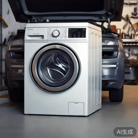 小型洗衣机,巧放引擎盖