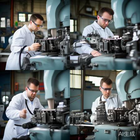 安装新部件,检查完好,顺序连接