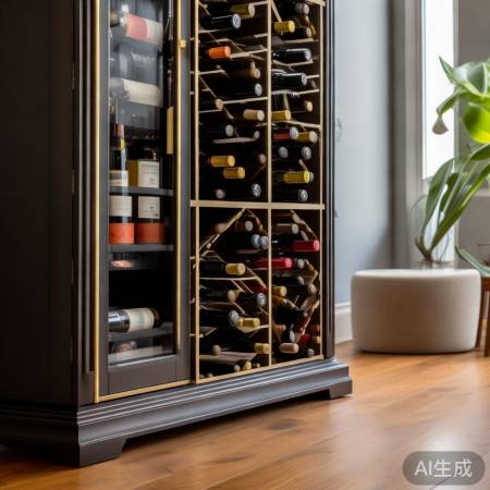 选酒柜斜放架，大小实用兼顾