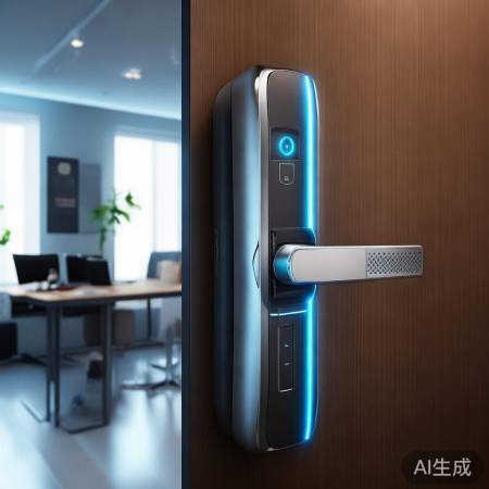 新型指纹锁，识别快又安全。