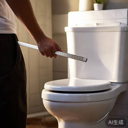 量身高减裤厚，马桶安装刚刚好。