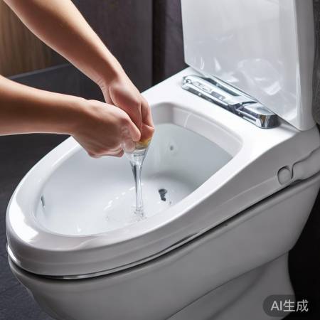 涂抹防垢剂，马桶冲水更顺畅