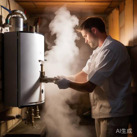 热水冲壁挂炉，杂质松动通。