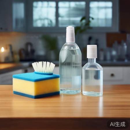 “无香冰箱洗洁剂，海绵刷具齐备