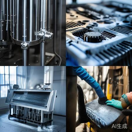 换热器清洁完毕，检查其他部件。