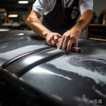 抛光修复划痕，砂纸打磨，抛光剂