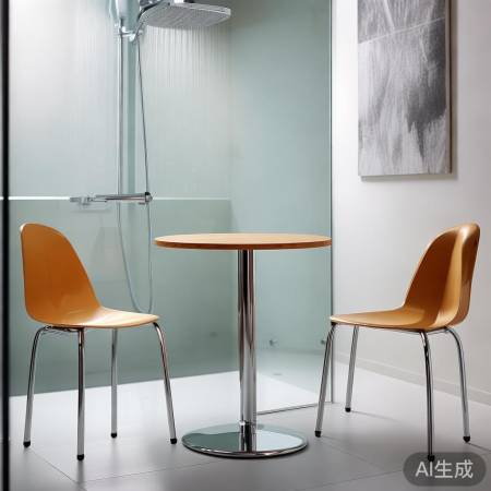 卫生间餐桌椅，洗澡后美食享不停