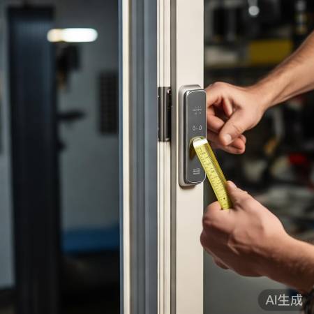 门框检查，指纹锁安装要稳美