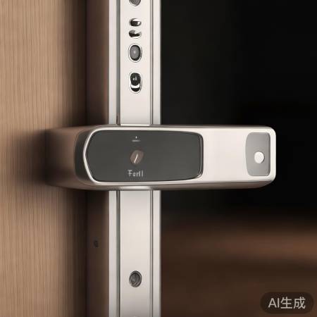 开启巨盾指纹锁设置,按面板小按