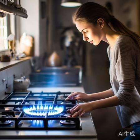 燃气灶检查：火焰稳定燃烧充分