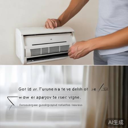 美的空调滤网拆装步骤:关电源,