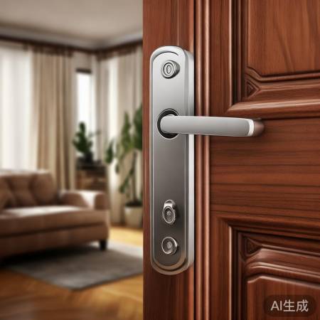 指纹锁配钥匙,安全美观必备!