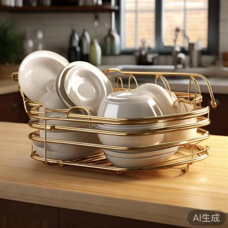 消毒碗架小而便，容量有限，适合