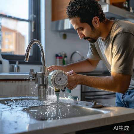 水压不稳热水器烧不停，检查水压
