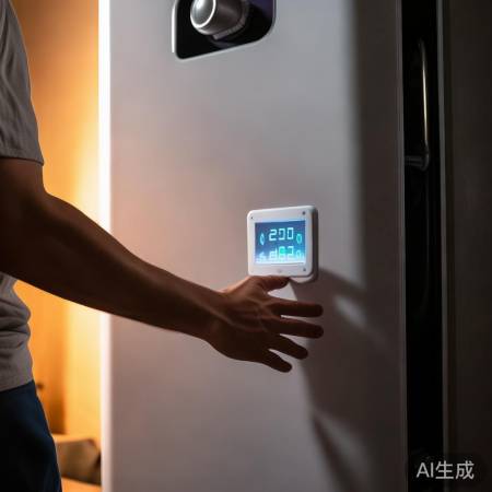 热水器电源开启，检查工作正常，