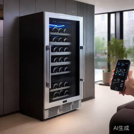 智能家居酒柜，恒温恒湿，远程操