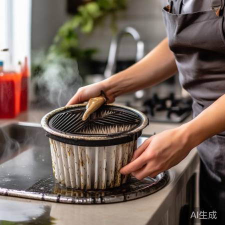 油烟机油网清洗，提升效果。