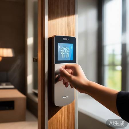 乐橙指纹锁易上手，生活更智能。