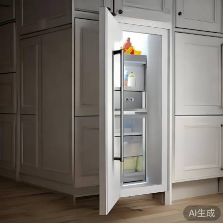 嵌入式冰箱，尺寸精准开孔