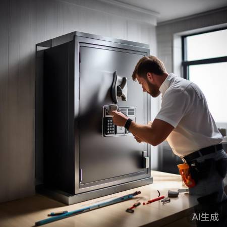 新家安装保险柜，牢固安全有保障