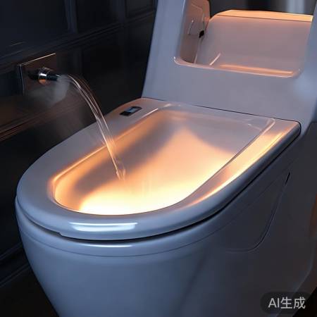智能马桶圈：科技暖意，舒适如窝