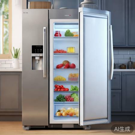 冰箱门未关紧，费电且减寿