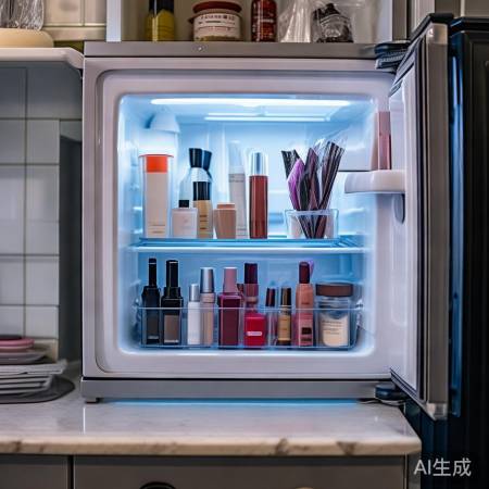 美妆爱好者热议：化妆品放冰箱有