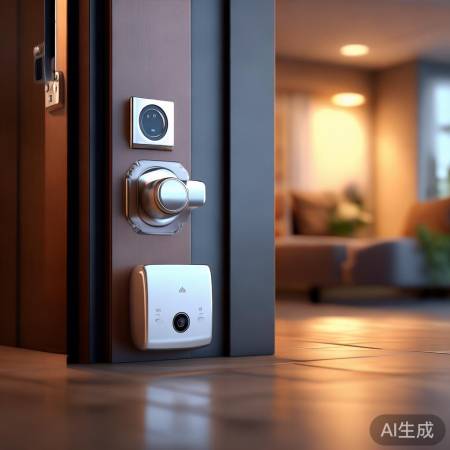 华为智能锁门铃，实用安全人性化