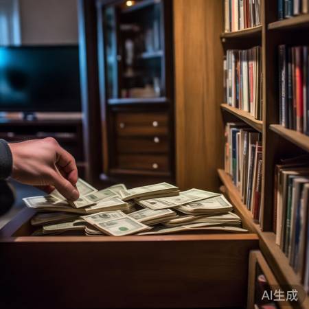 隐蔽藏钱，防外人发现。