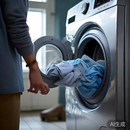 洗衣机启动检查，微调至平稳